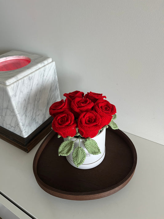 Rode Rozen geschenk