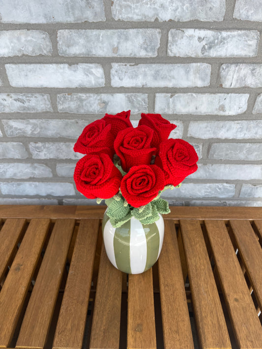 Boeket rode rozen